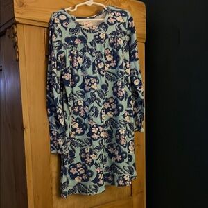 Floral Blue Dress